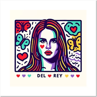 Keith Haring inspired Lana Del Rey Posters and Art